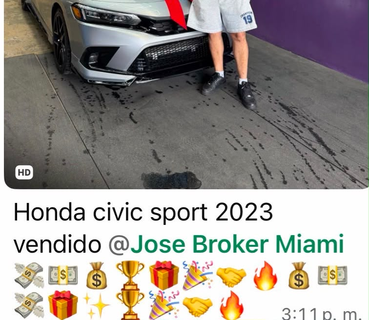Prueba de venta de Jose, Miami